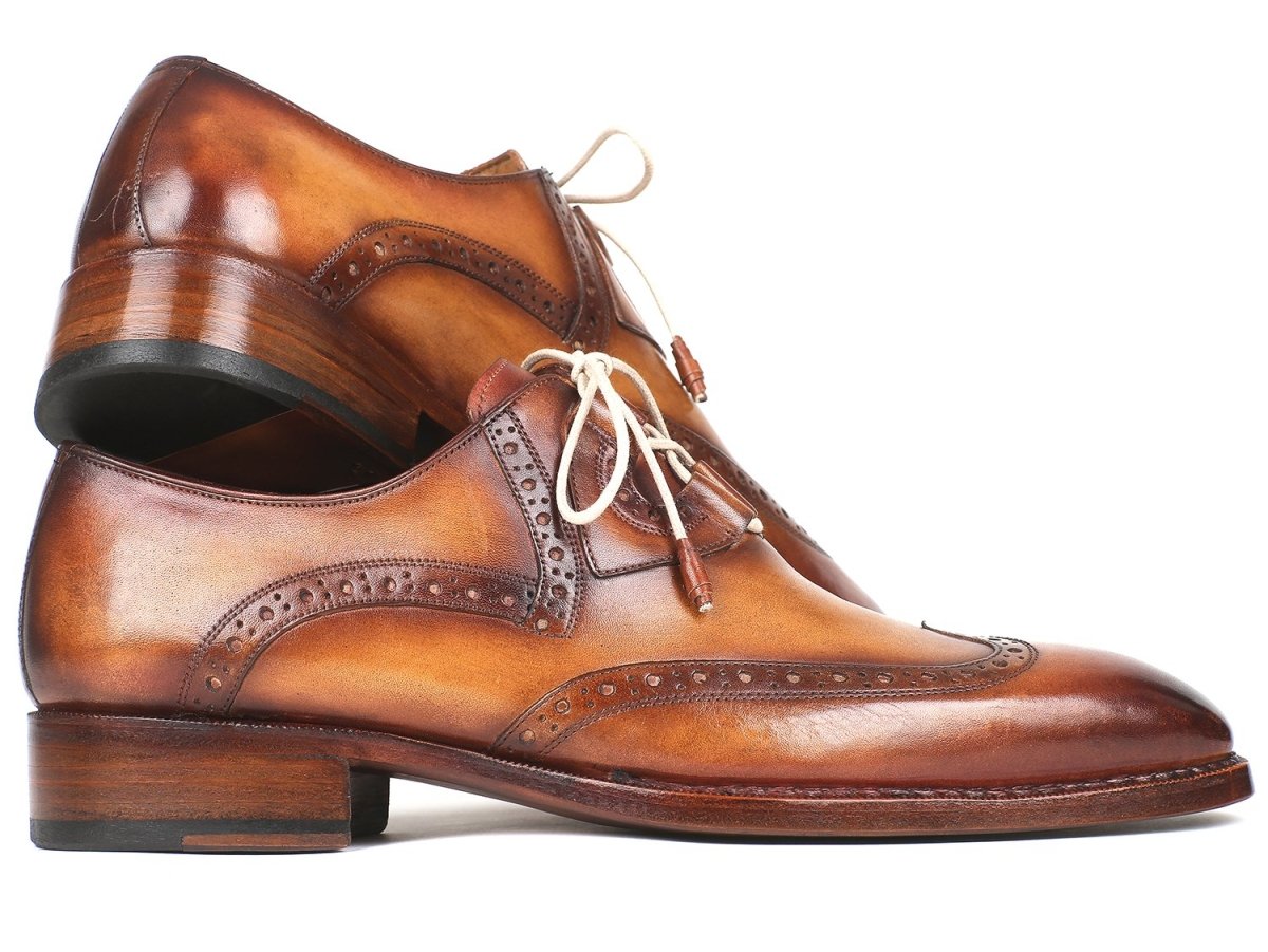 Paul Parkman Goodyear Welted Ghillie Lacing Wingtip Brogues (ID2955 - CML)