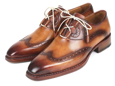 Paul Parkman Goodyear Welted Ghillie Lacing Wingtip Brogues (ID2955 - CML)