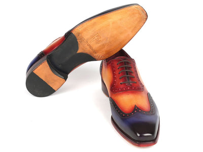 Paul Parkman Goodyear Welted Men's Wingtip Oxfords Multicolor (ID6819 MLT)