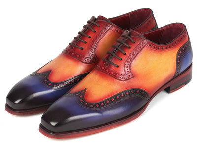 Paul Parkman Goodyear Welted Men's Wingtip Oxfords Multicolor