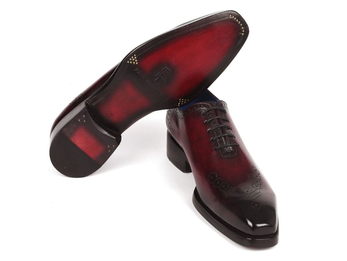 Paul Parkman Goodyear Welted nched Oxfords Bordeaux (ID7614 BRD)