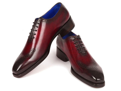 Paul Parkman Goodyear Welted nched Oxfords Bordeaux (ID7614 BRD)