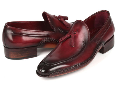 Paul Parkman Hand Sewn Tassel Loafers Bordeaux (ID082 BRD)