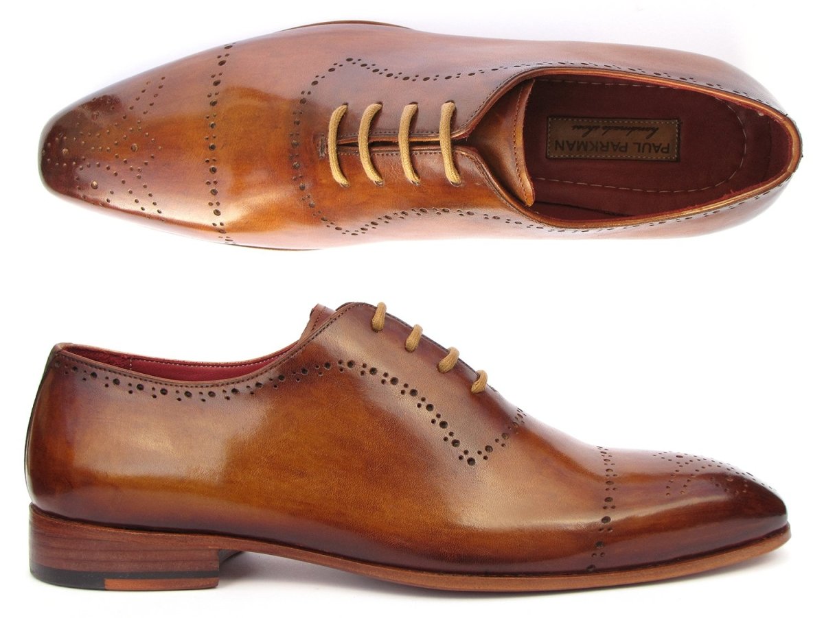 Paul Parkman Light Brown Classic Brogues (IDZLS32CML)