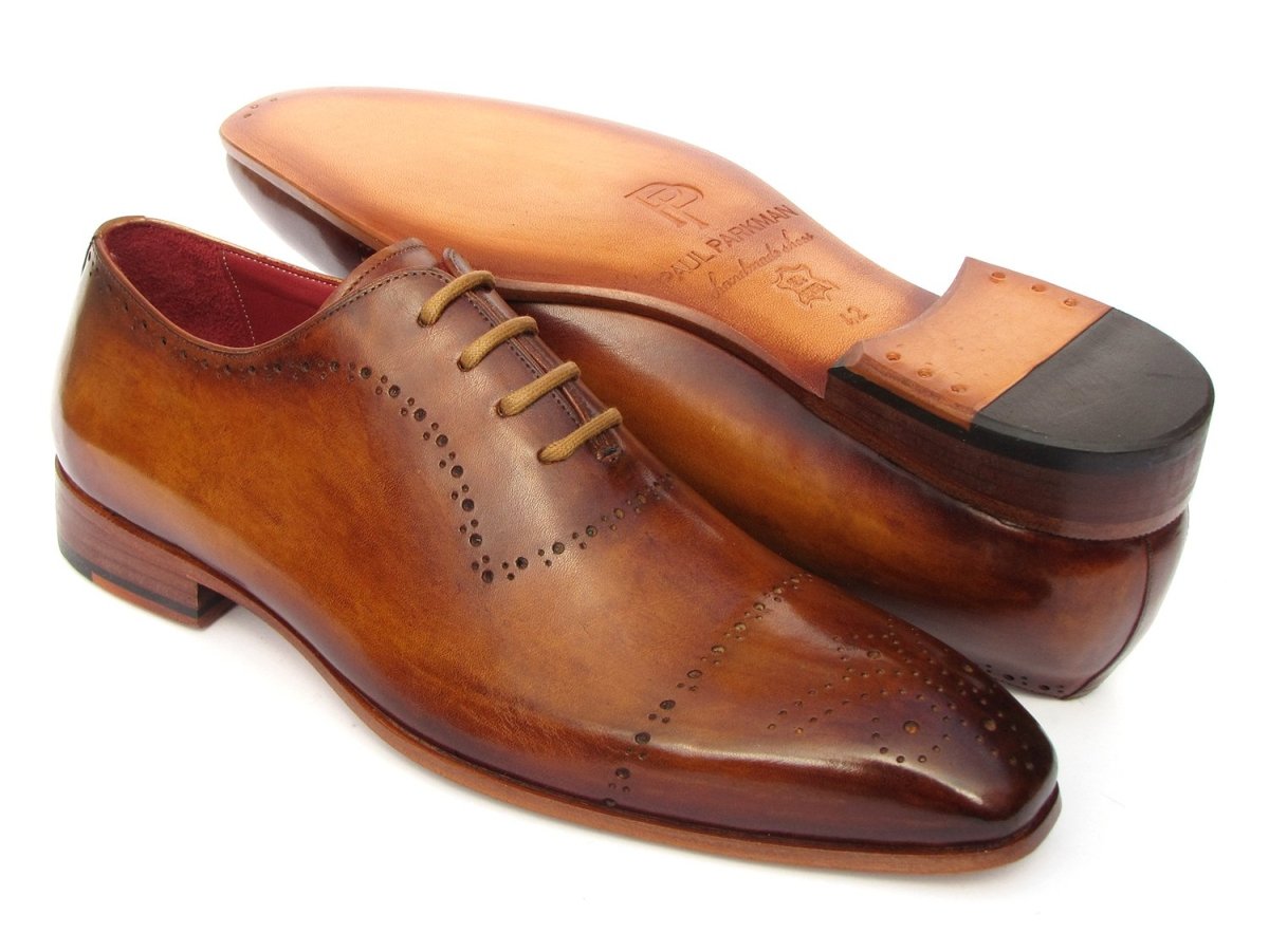 Paul Parkman Light Brown Classic Brogues (IDZLS32CML)