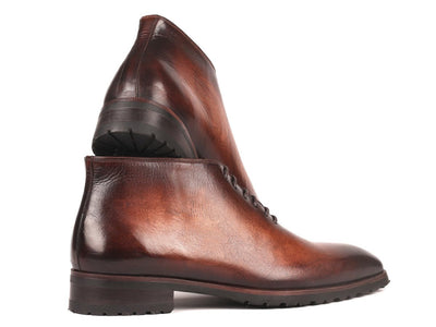 Paul Parkman Men's Ankle Boots Brown Burnished (ID791BRW24)