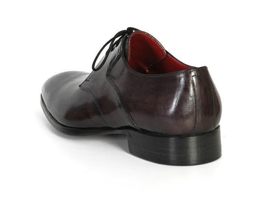 Paul Parkman Men's Anthracite Black Derby Shoes (ID054F - ANTBLK)