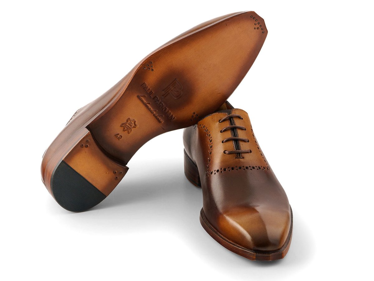 Paul Parkman Men's Antique Brown Oxfords (IDAG444BRW)