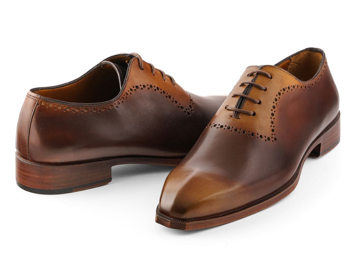 Paul Parkman Men's Antique Brown Oxfords (IDAG444BRW)