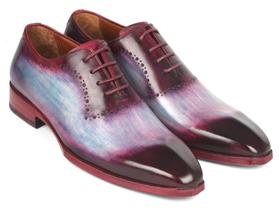 Paul Parkman Men's Blue and Purple Oxfords (IDAG446PBL)