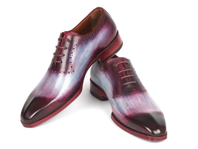 Paul Parkman Men's Blue and Purple Oxfords (IDAG446PBL)
