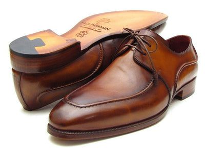 Paul Parkman Men's Brown Derby Dress Shoes For Men (IDSU12LF)