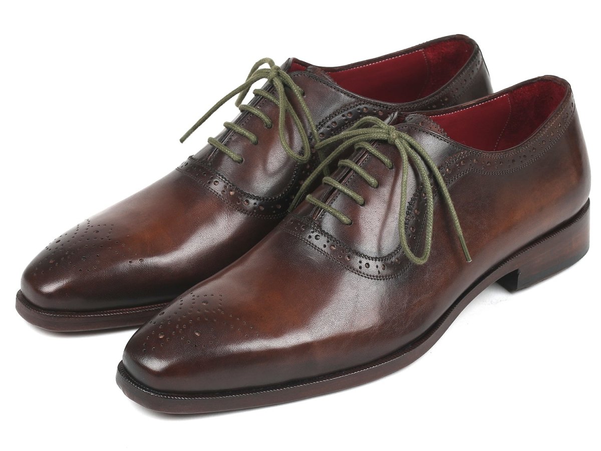 Paul Parkman Men's Brown Medallion Toe Oxfords (IDFS78BW)
