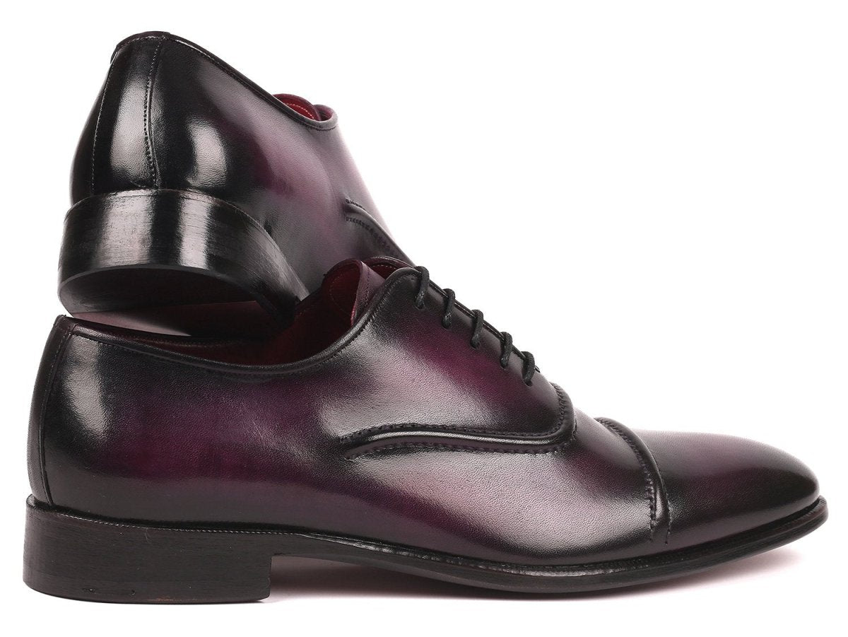 Paul Parkman Men's Cap Toe Oxfords Purple (ID077 PRP)