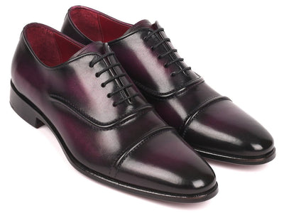 Paul Parkman Men's Cap Toe Oxfords Purple (ID077 PRP)