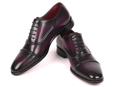 Paul Parkman Men's Cap Toe Oxfords Purple (ID077 PRP)