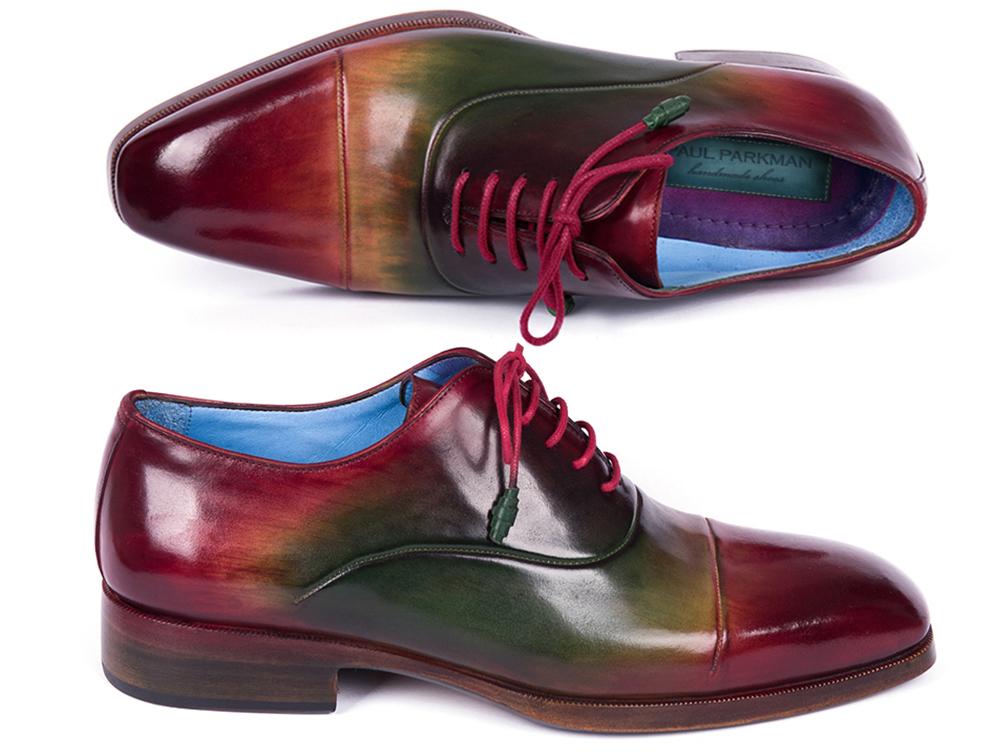 Paul Parkman Men's Captoe Oxfords Multicolor (ID1744 - MLT)