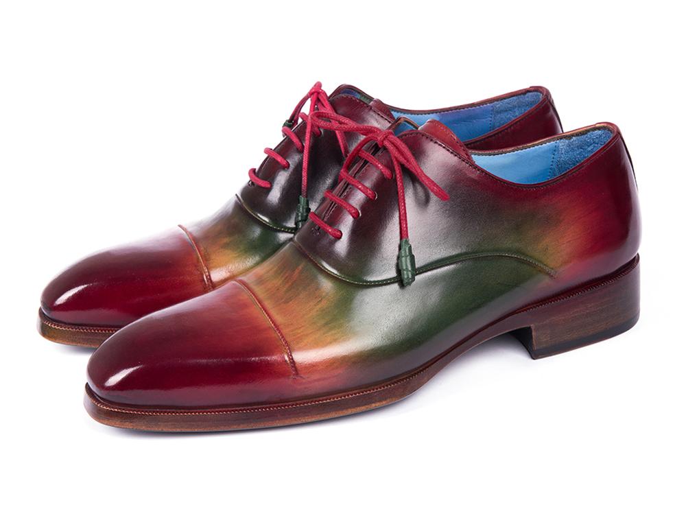 Paul Parkman Men's Captoe Oxfords Multicolor (ID1744 - MLT)