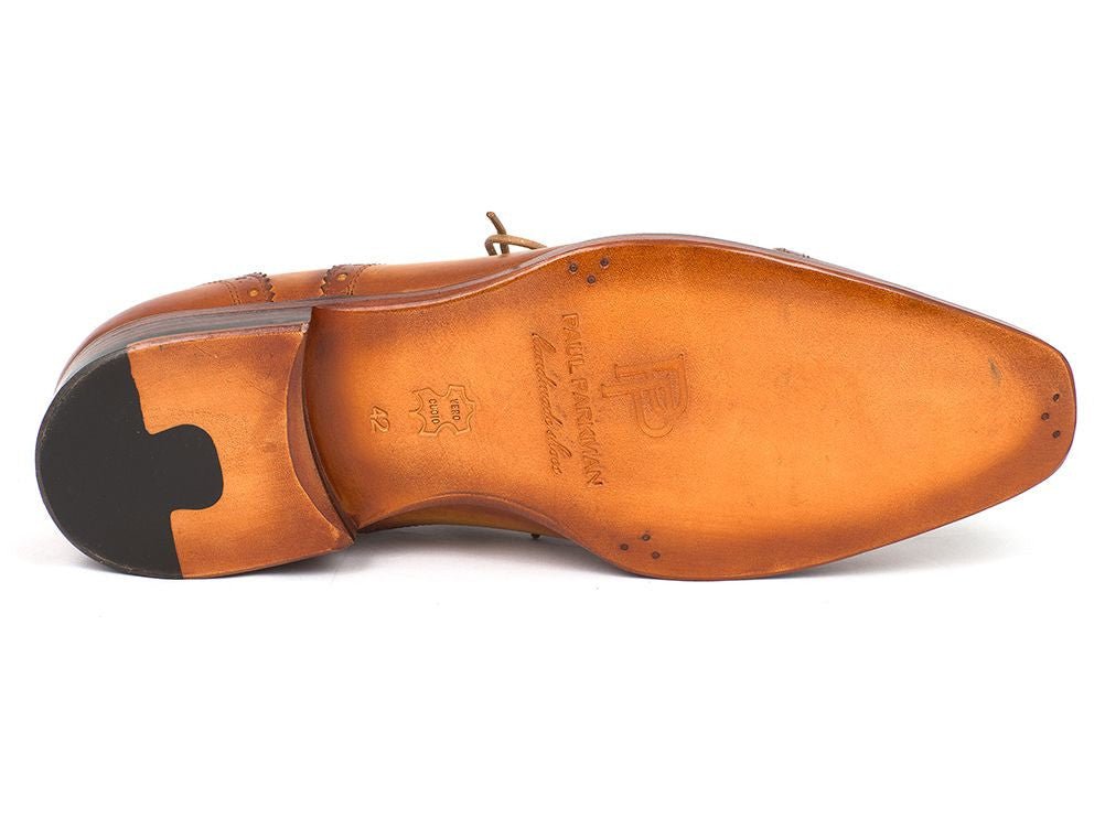Paul Parkman Men's Captoe Oxfords Tan Color (ID024 - TAN)