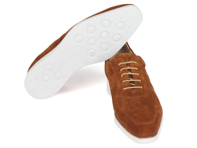 Paul Parkman Men's Casual Shoes Camel Suede