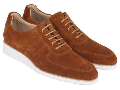 Paul Parkman Men's Casual Shoes Camel Suede
