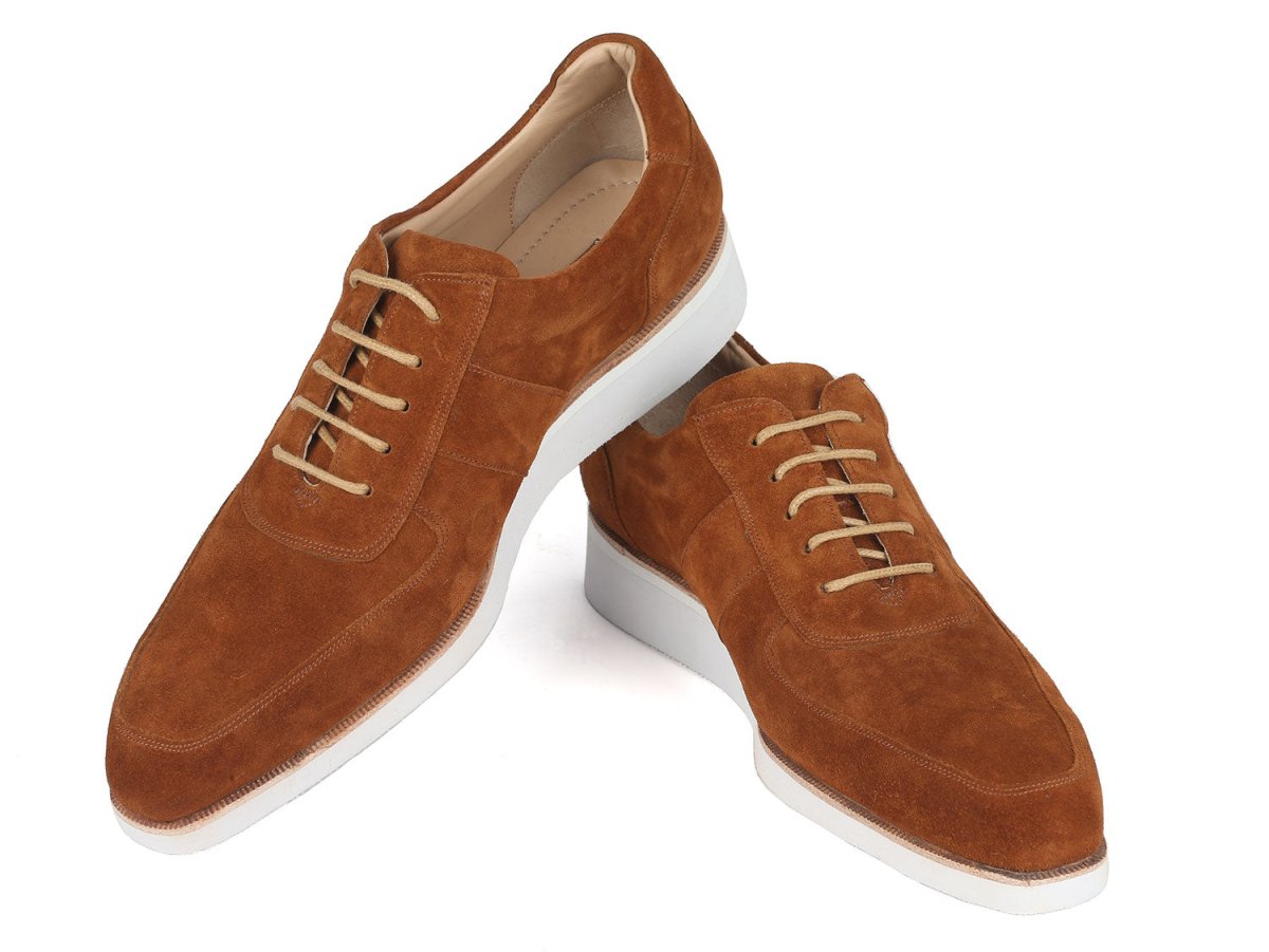 Paul Parkman Men's Casual Shoes Camel Suede