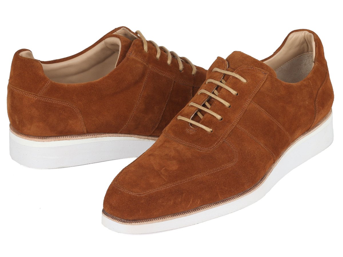 Paul Parkman Men's Casual Shoes Camel Suede