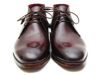 Paul Parkman Men's Chukka Boots Brown and Bordeaux (IDCK43E8)