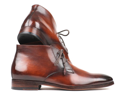 Paul Parkman Men's Custom Made Chukka Boots Camel and Brown CK53BRW