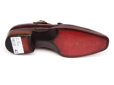Paul Parkman Men's Double Monkstrap Goodyear Welted Shoes (ID061 - BRD)
