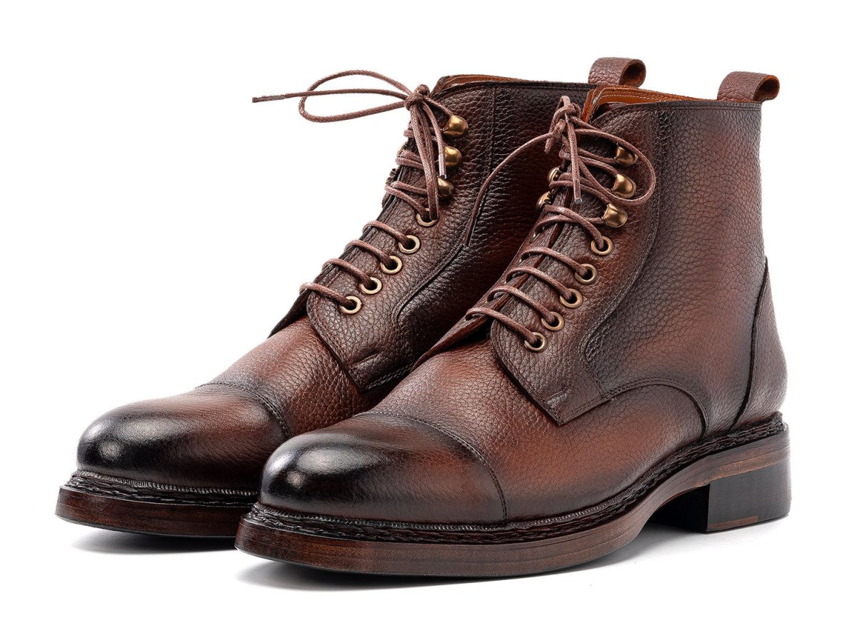 Paul Parkman Men's Floater Leather Boots in Brown