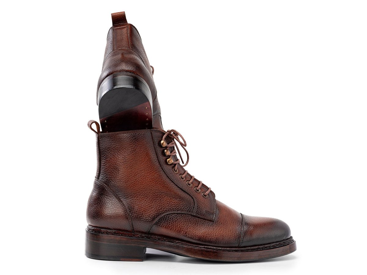 Paul Parkman Men's Floater Leather Boots in Brown