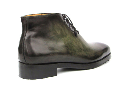 Paul Parkman Men's Green Patina Ankle Boots
