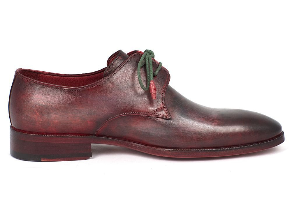 Paul Parkman Men's Hand Painted Leather Derby Shoes in Mixed Color