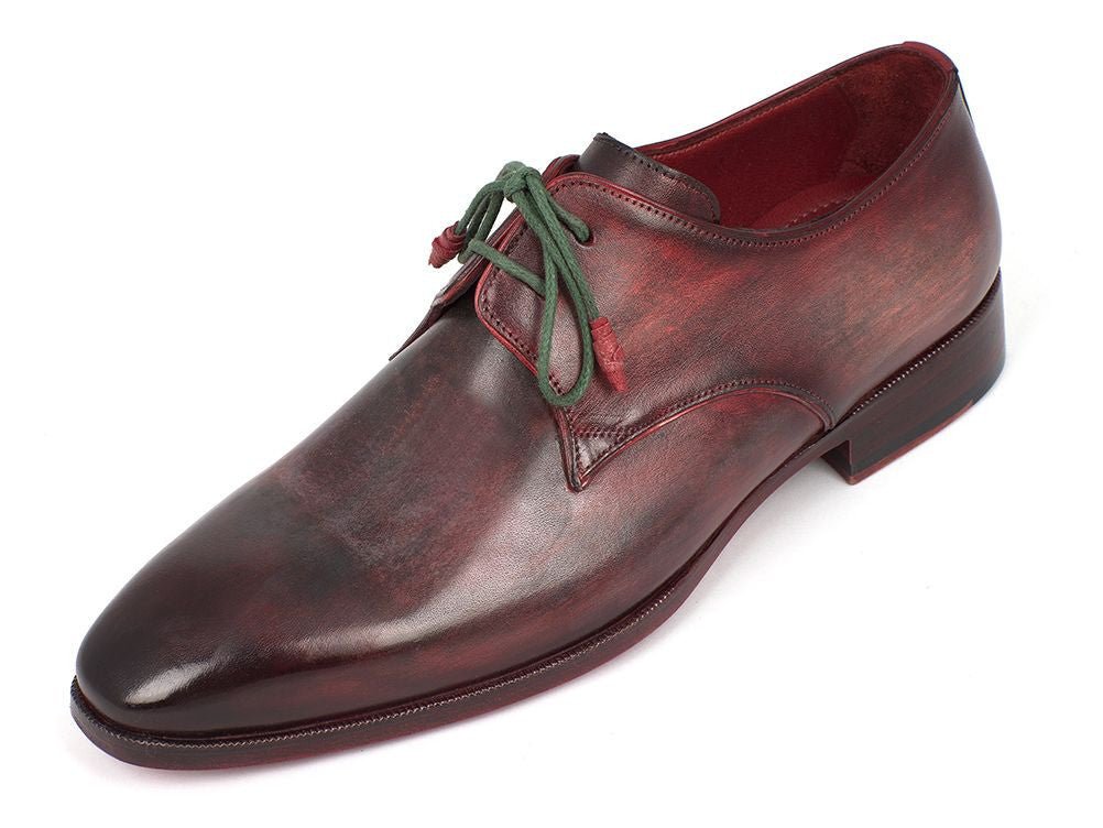 Paul Parkman Men's Hand Painted Leather Derby Shoes in Mixed Color