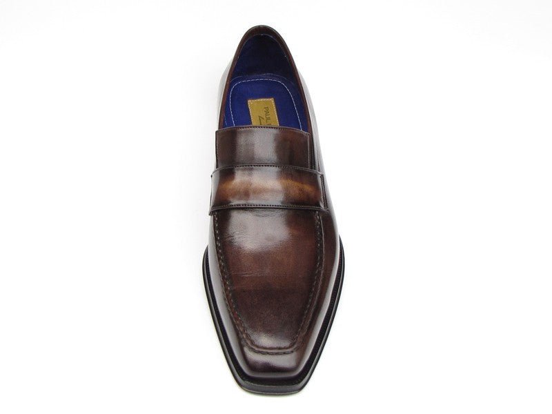 Paul Parkman Men's Hand Painted Loafers in Bronze