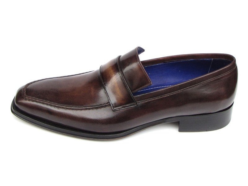 Paul Parkman Men's Hand Painted Loafers in Bronze