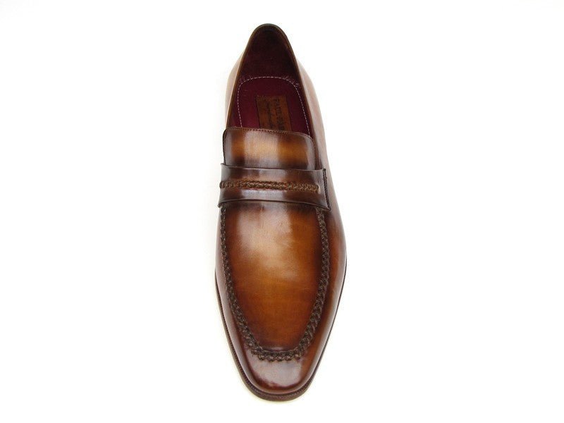 Paul Parkman Men's Loafer Brown Leather Shoes (ID068 - CML)
