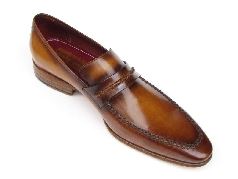 Paul Parkman Men's Loafer Brown Leather Shoes (ID068 - CML)
