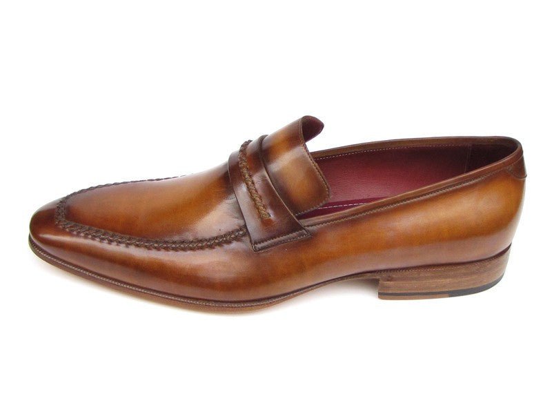 Paul Parkman Men's Loafer Brown Leather Shoes (ID068 - CML)