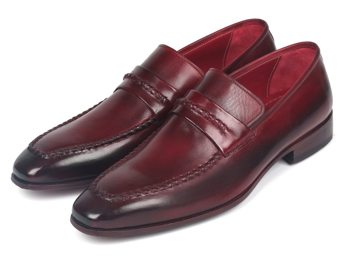 Paul Parkman Men's Loafers Bordeaux (ID068 BRD)