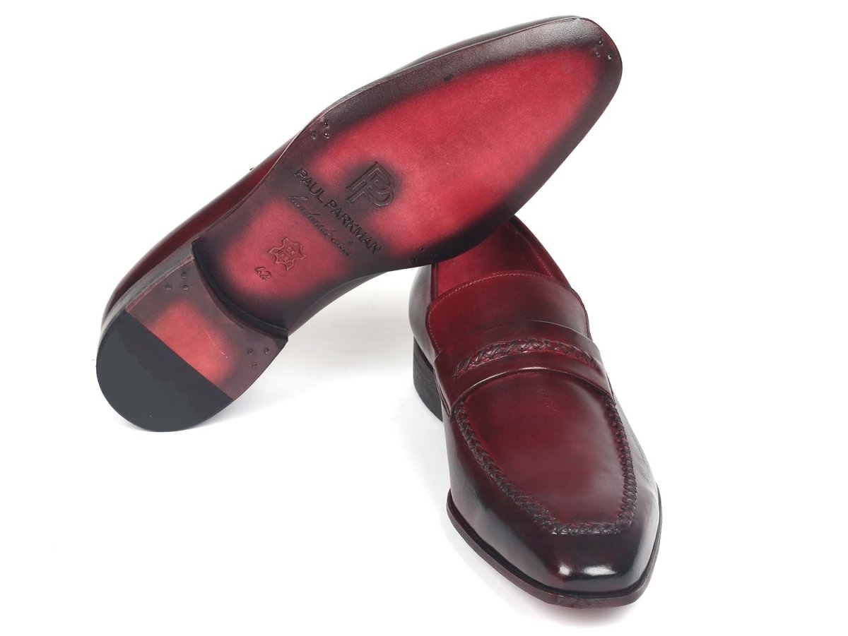 Paul Parkman Men's Loafers Bordeaux (ID068 BRD)
