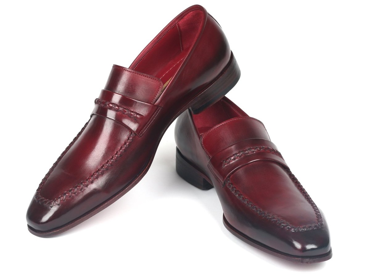 Paul Parkman Men's Loafers Bordeaux (ID068 BRD)