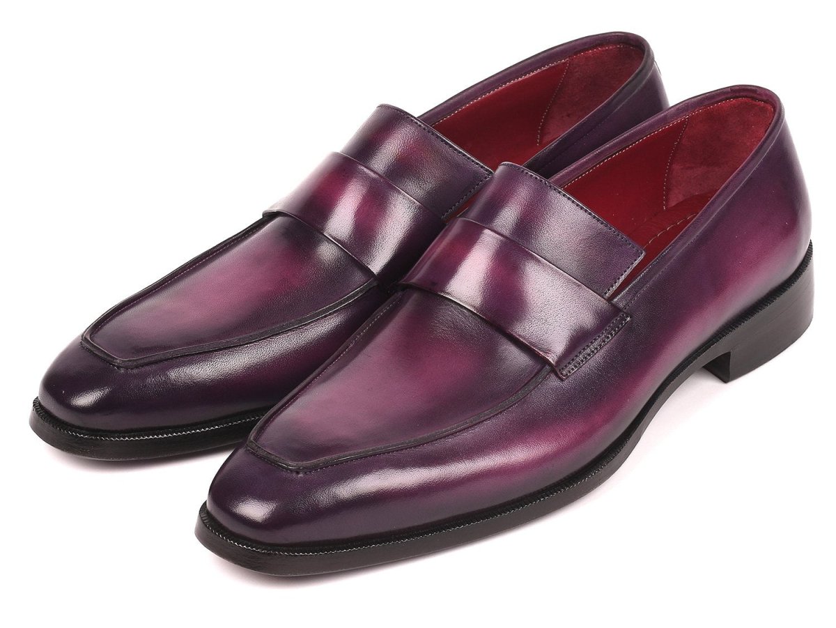 Paul Parkman Men's Loafers Purple (ID93PR814)