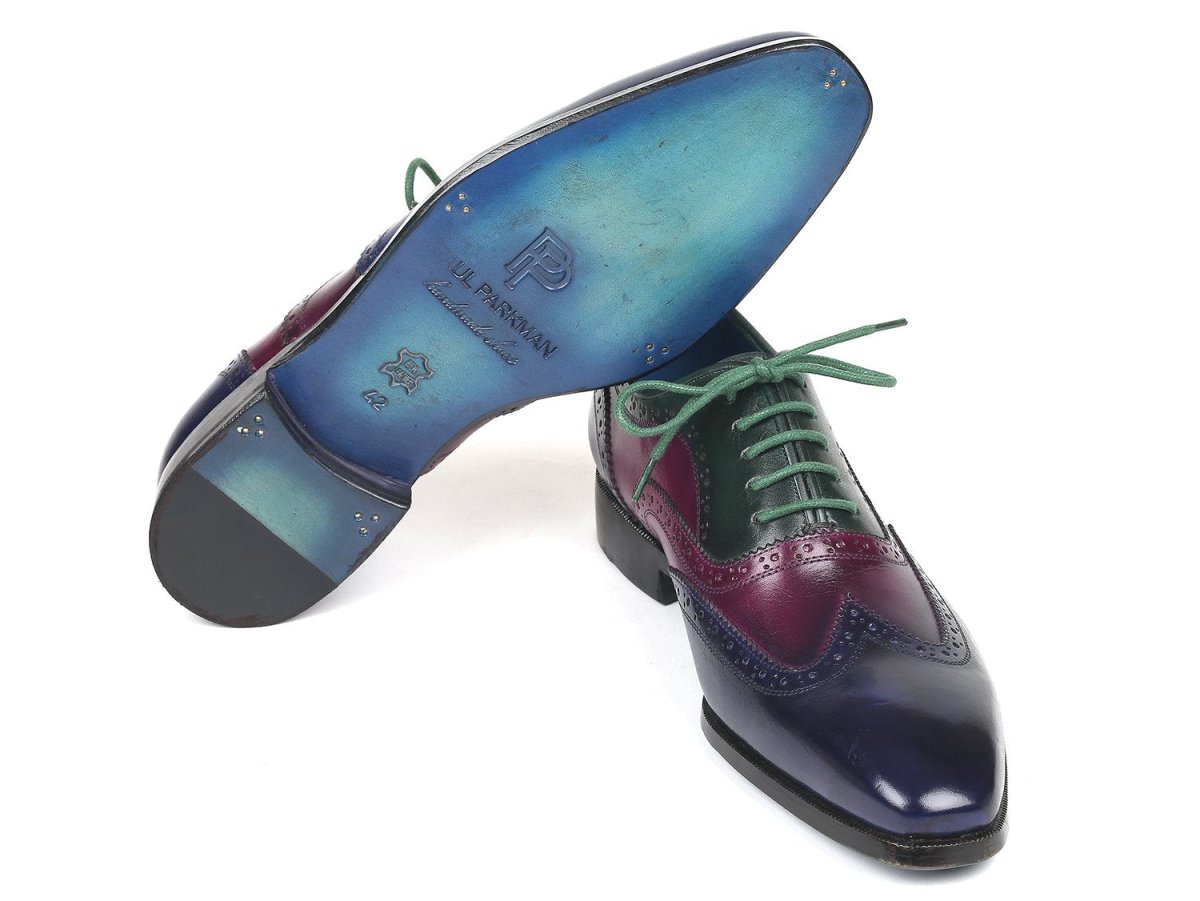 Paul Parkman Men's Multicolor Wingtip Oxfords (IDPP2284)