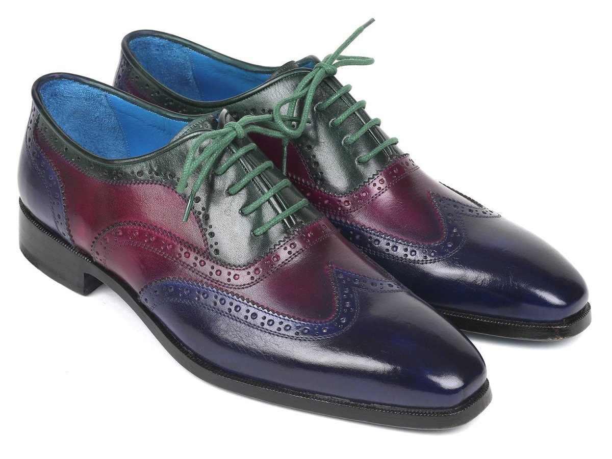 Paul Parkman Men's Multicolor Wingtip Oxfords (IDPP2284)