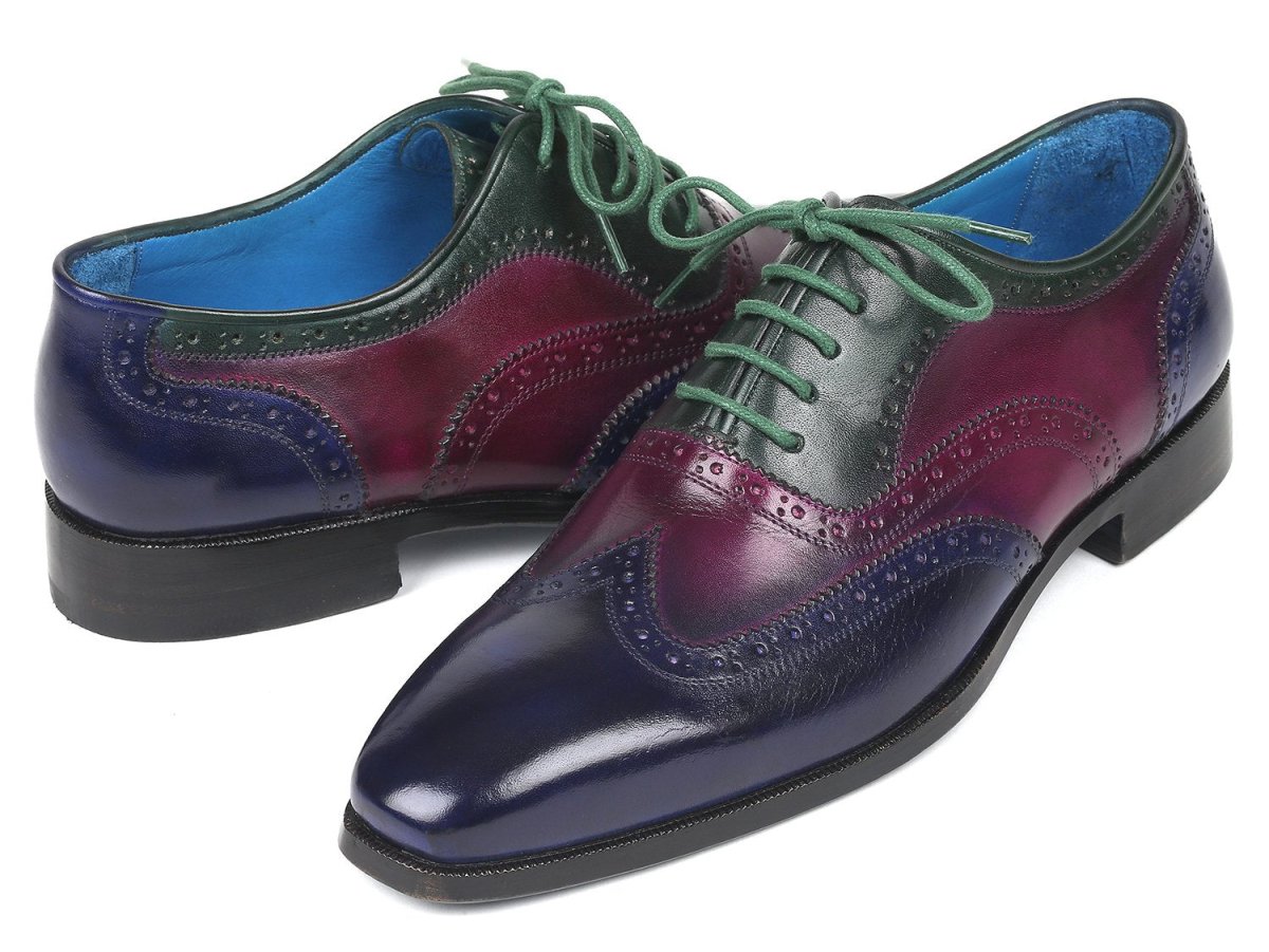 Paul Parkman Men's Multicolor Wingtip Oxfords (IDPP2284)