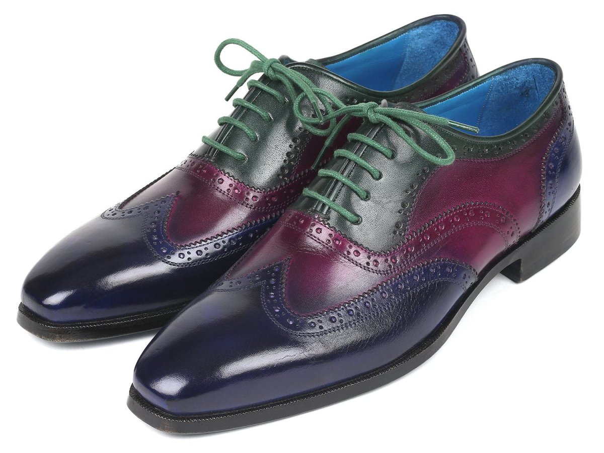 Paul Parkman Men's Multicolor Wingtip Oxfords (IDPP2284)