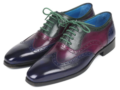 Paul Parkman Men's Multicolor Wingtip Oxfords (IDPP2284)