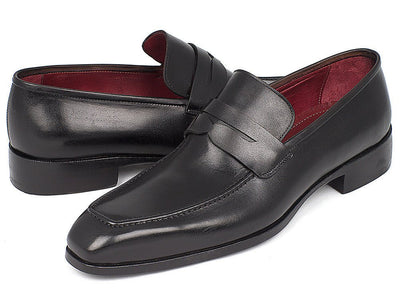 Paul Parkman Men's Penny Loafer Black Calfskin (ID10BLK29)